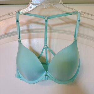 Victoria’s Secret - Baby Blue Racer Back Push-Up Bra - Brand new, never worn!